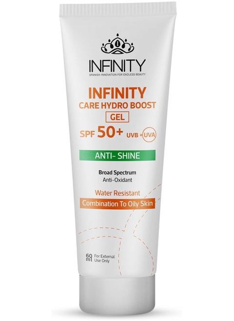 Infinity Care Hydro Boost Gel SPF 50+ Anti-Shine 60 Ml