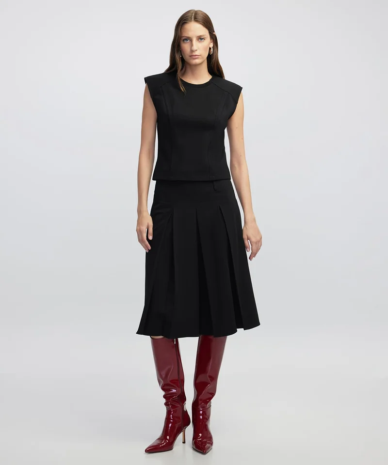 Ipekyol Regular Fit Blouse with Shoulder Pads