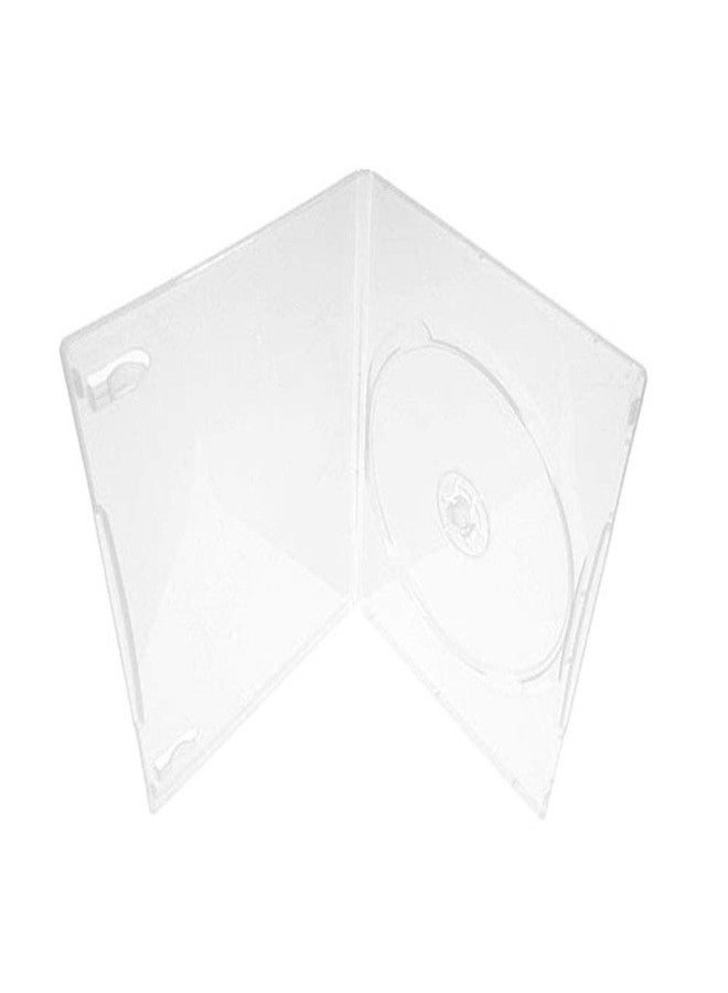 Maxtek 7mm Slim Clear Single CD/DVD Case, 100 Pieces Pack. - Image 1