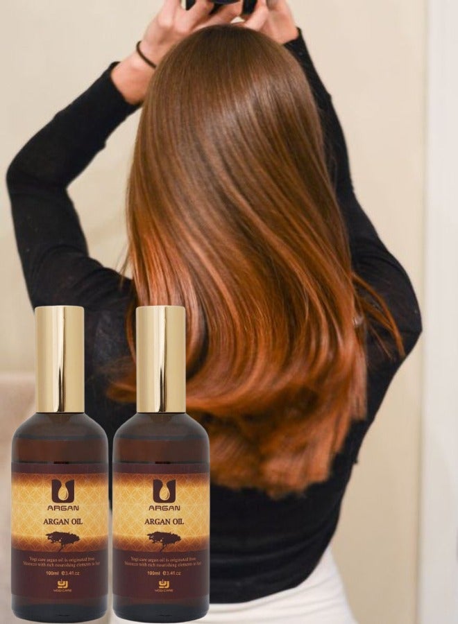 Argan 2 Pieces Yogi Care Argan Oil 100ml - Image 1