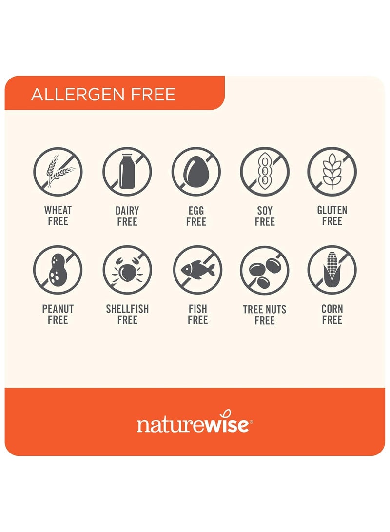 NatureWise Organic Turmeric Curcumin 180 Vegan Capsules - Image 3