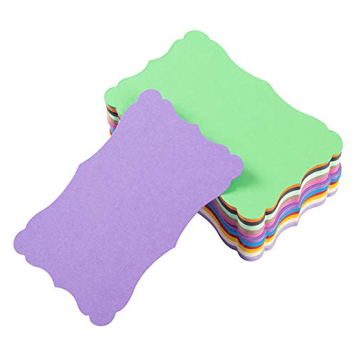 Toperd 120 Pieces Small Mini Vintage Assorted Colors Blank Note Cards Gift Word Card for Business Cards (12 Colors, 3.66x 2.36 inches) - Image 3