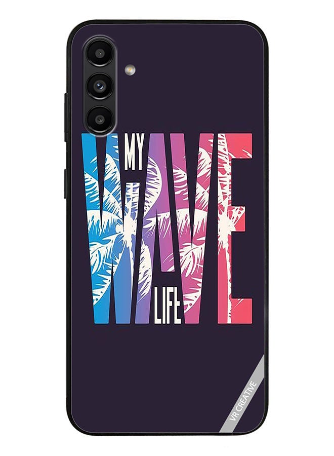 VR CREATIVE Protective Case Cover For Samsung Galaxy A13 5G Wave Design Multicolour - Image 1