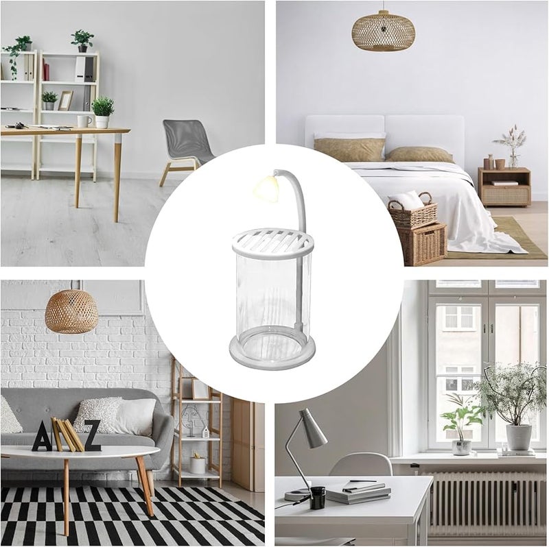 شبكة تربية أحواض السمك الزجاجية السميكة مزهرية زخرفية لخزان الأسماك الصغير - Image 5