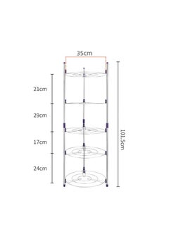 ZAP Multi-Tier Pan and Pot Organizer Rack – Adjustable and Space-Saving Kitchen Storage Stand for Pots, Pans, Lids, and Cookware – Heavy-Duty, Freestanding, and Non-Slip Design  - Image 1