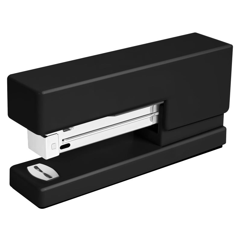 Yzkula 1 Desktop Stapler & 1 Tape Dispenser - 25 Sheet Capacity with 830 Staples and Staple Remover, Non-Slip for Office,School, Home & Classroom, Black(Tape not Included) - Image 3