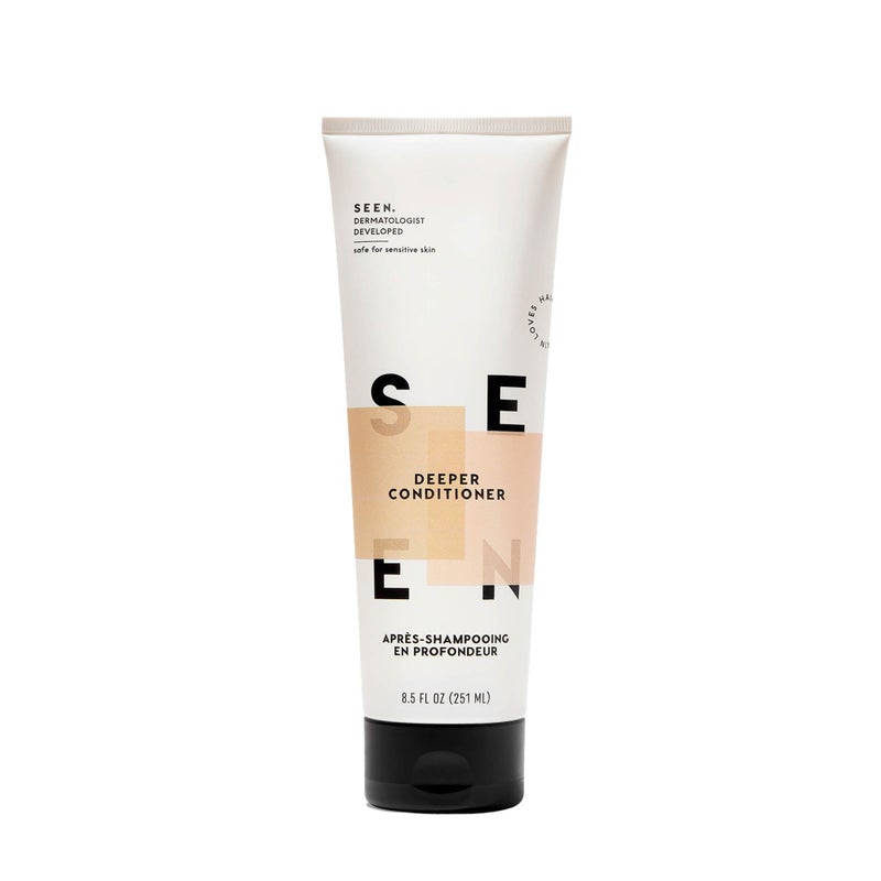 SEEN Deeper Conditioner  Scented  NonComedogenic  SulfateFree Hair Conditioner DermatologistDeveloped  Safe for Sensitive  Acne Prone Skin
