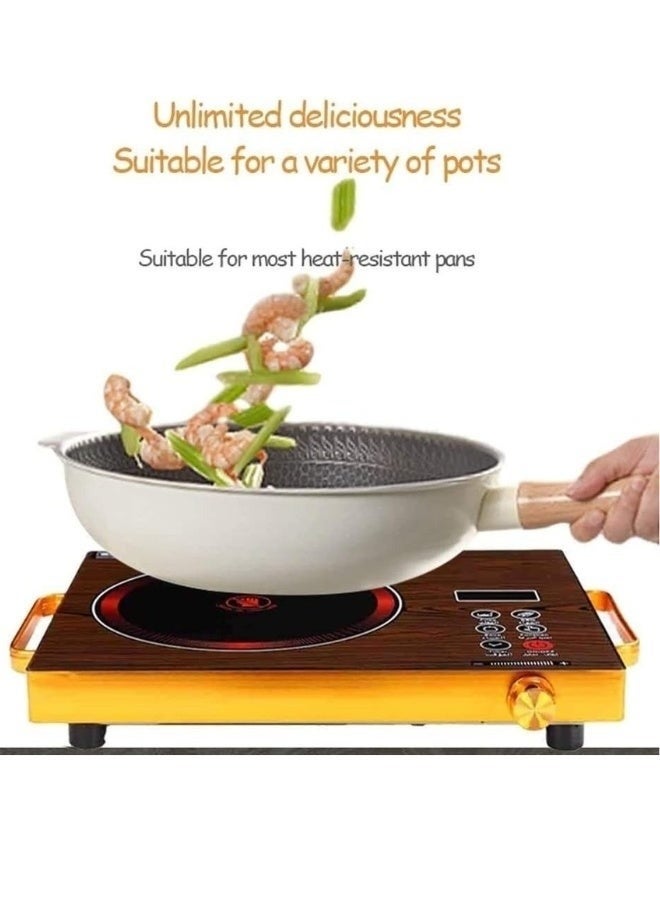 LED Touch Control Infrared Hot Plate 3500W – Compact Electric Cooking Stove for Home & Travel - Image 5