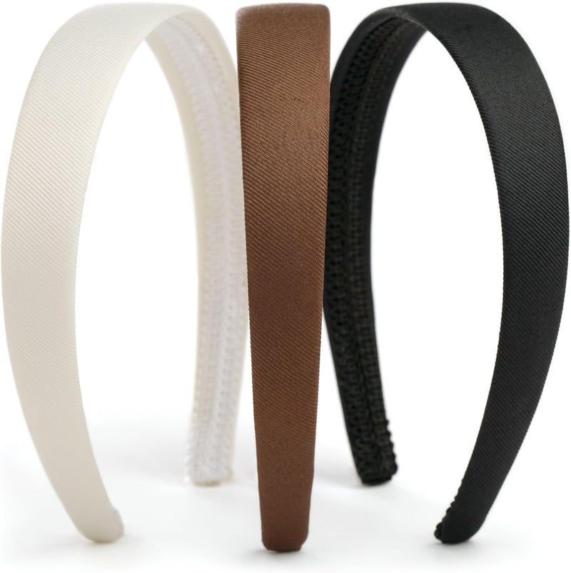 Goody Classics Fabric Covered Headbands, Assorted Colors - 3 Count - Image 2