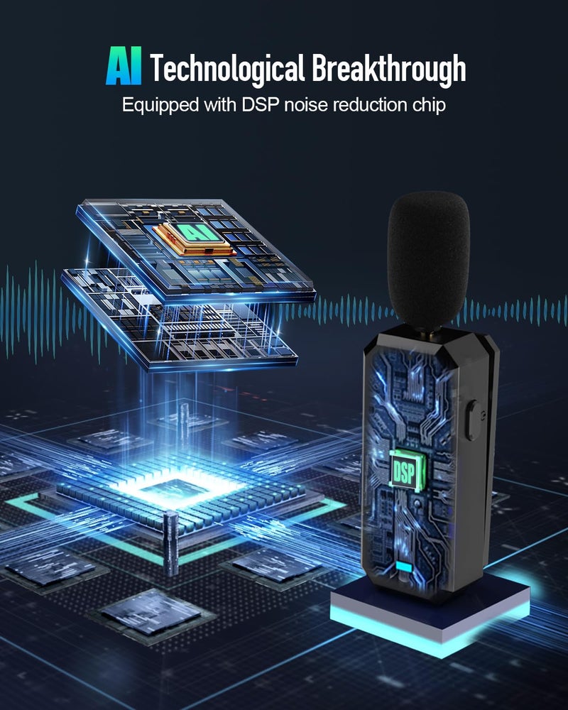 SHIDU Wireless Microphone Headset 2.4G Wireless lavalier Mics System with 3.5MM Plug for Voice Amplifier, Speakers, PA System Teacher, Tour Guides, Fitness Instructor - Image 3