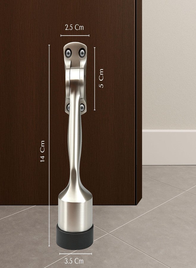 إكسبرت مانع باب إكسبرت (عبوة من قطعة واحدة) بطلاء فضي (6 بوصات) - مانع باب للباب الرئيسي ومانع بوابة - ADS-85 (SS) 6 بوصات - Image 5