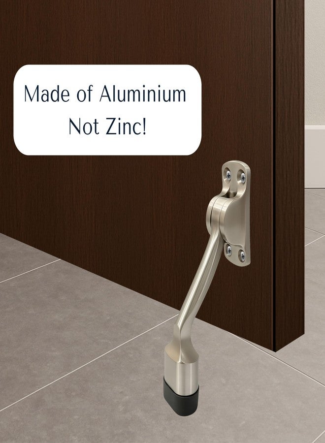 إكسبرت مانع باب إكسبرت (عبوة من قطعة واحدة) بطلاء فضي (6 بوصات) - مانع باب للباب الرئيسي ومانع بوابة - ADS-85 (SS) 6 بوصات - Image 2