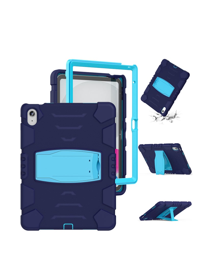 GULFLINK Shockproof High Impact Protective Case Cover with Kickstand for ipad 10th 10.9 inch 2022（A2757/A2777）Navyblue/blue  - Image 1