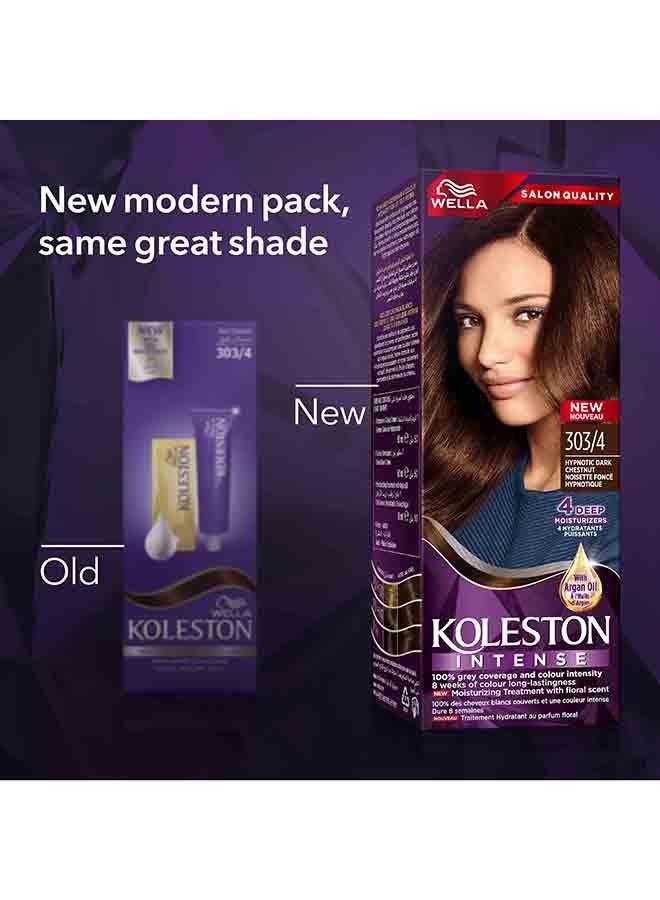 WELLA Koleston Intense Hair Color 303/4 Dark Chestnut - Image 3