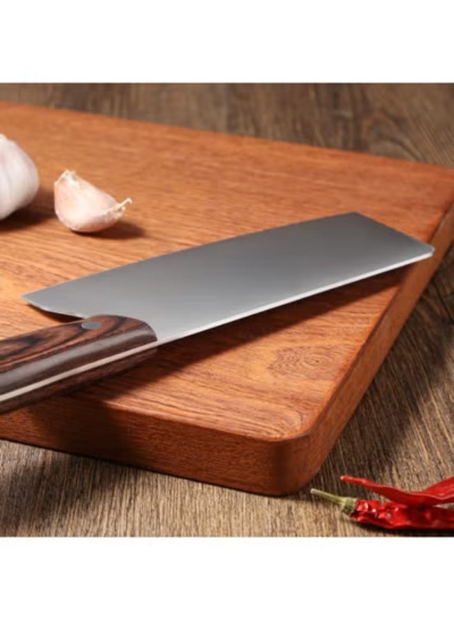 Vegetable Chef Knife – Thin & Lightweight Stainless Steel Blade with Comfortable Wooden Handle - Image 5
