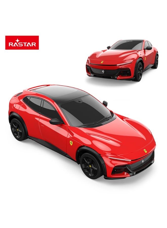 Rastar 1:24 Scale Officially Licensed Ferrari Purosangue Remote Control SUV - Red - Image 4