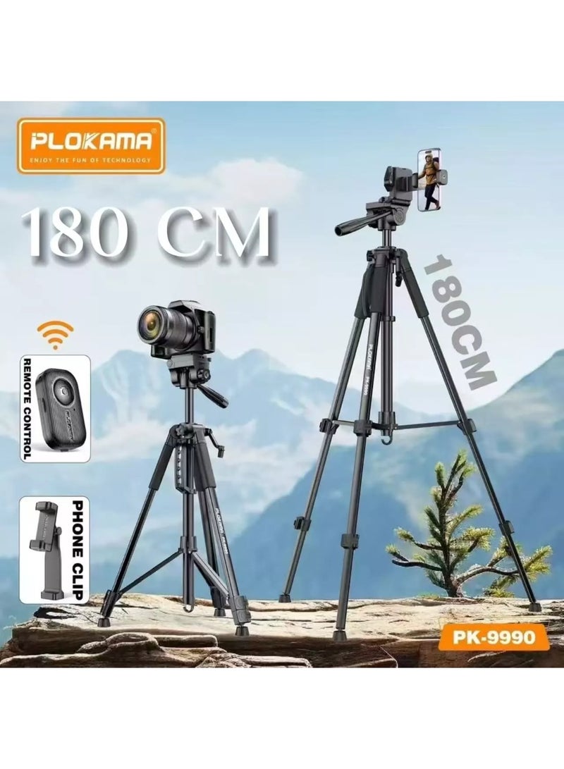 Plokama PK-9999 2.1m Camera Tripod - Image 4