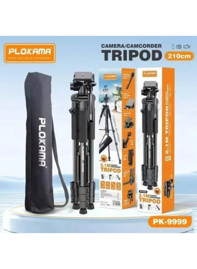 Plokama PK-9999 2.1m Camera Tripod - Image 3