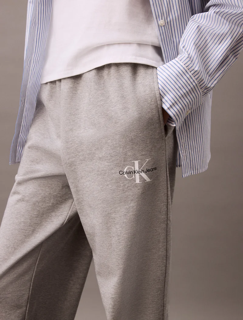 Calvin Klein Jeans Monogram Logo French Terry Jogger