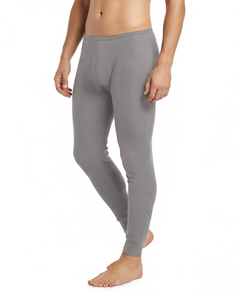 Andrew Scott Men's Traditional Waffle Thermal Underwear Bottoms | Cotton Blend Baselayer Thermal Pants | Multi Packs - Image 3