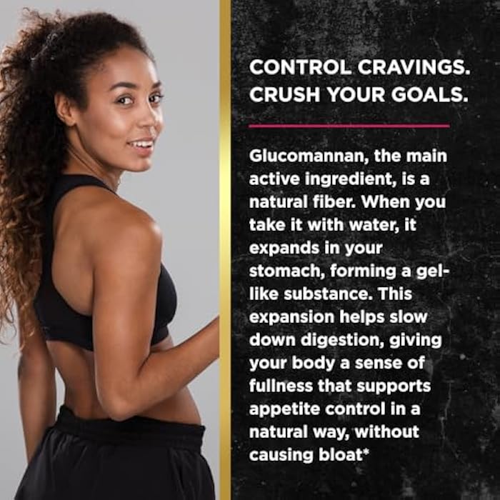 UNALTERED مكمل غذائي غير معدل لتقليل الشهية للنساء - يساعد في إدارة الرغبات، يعزز الشعور بالشبع، ويدعم فقدان الوزن - مكمل غذائي طبيعي مع الكروم بيكولينات والجلوكومانان - 120 كبسولة نباتية - Image 4