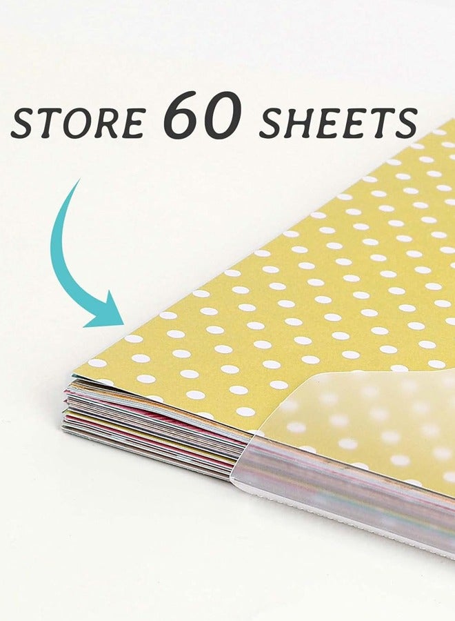 10 waterproof  file organizer bags, with 60 sticky index tabs, 12.6 inches × 13 inches transparent file folders, suitable for organizing school and office stationery supplies. - Image 5