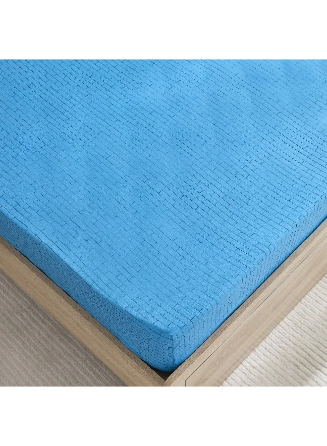 Home Box Tom Gearhead Skate Twin Microfibre Fitted Sheet 200 x 25 x 120 cm