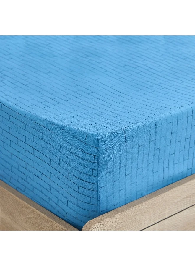 Home Box Tom Gearhead Skate Twin Microfibre Fitted Sheet 200 x 25 x 120 cm