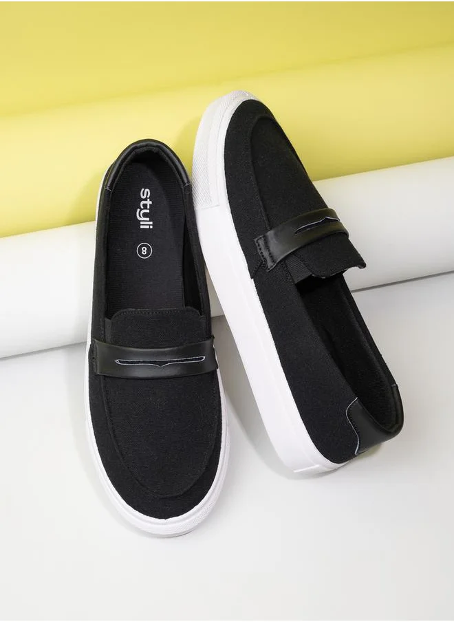 Styli Breathable Slip On Lightweight Shoes