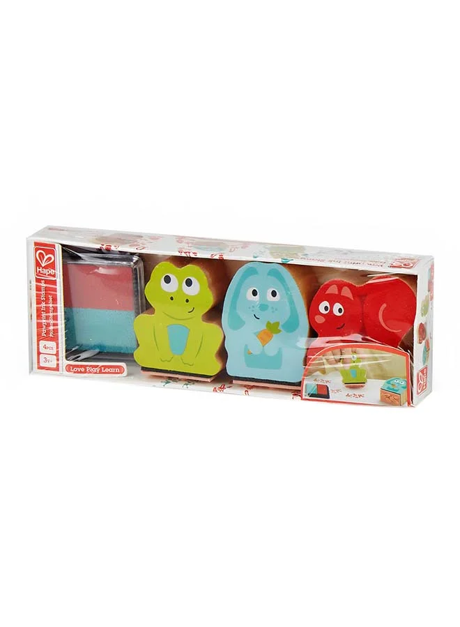Hape Animal Print Ink Stamp Set, 3Y+