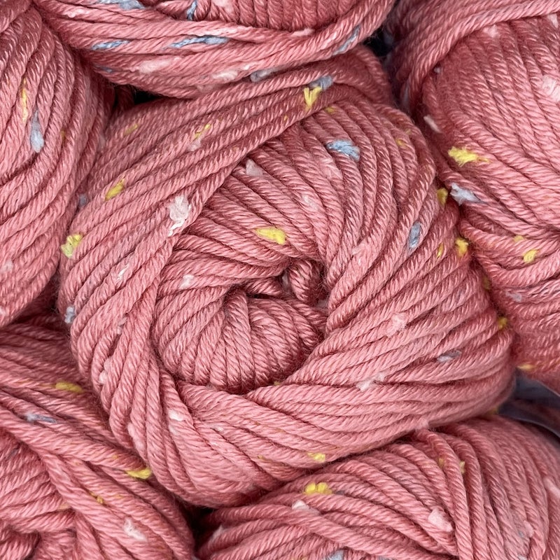 Tweed Twinkles Soft Baby Yarn for Crocheting 8 Skeins 696Yds400G Free Patterns  Acrylic Baby Blanket Knitting Yarn with Flecks  Size 3 DK Light Worsted Weight  Pink Lemonade
