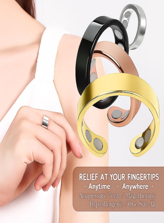 TACBSP Lymphatic Ring Halolux Lymphatic Drainage Lymph Nodes Acupuncture Therapy for Women Men Acupressure Wellness Ring for Sleep Stress Relief Circulation Natural Pain Relief - Image 5