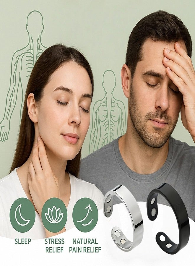TACBSP Lymphatic Ring Halolux Lymphatic Drainage Lymph Nodes Acupuncture Therapy for Women Men Acupressure Wellness Ring for Sleep Stress Relief Circulation Natural Pain Relief - Image 4