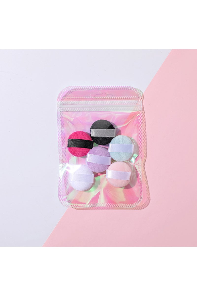 erorex 6Pcs 3/4/6Pcs Mini Size Finger Puff Set Professional Cosmetic Cushion Concealer Foundation Detail Ma