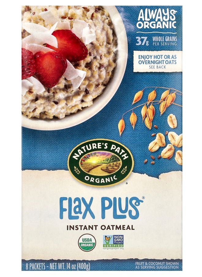 Organic Instant Oatmeal Flax Plus 8 Packets 14 oz (400 g) - pzsku/Z42771AFA01DC7882AE78Z/45/_/1731508875/2270342b-e53b-432d-8798-f7d8e60f4377