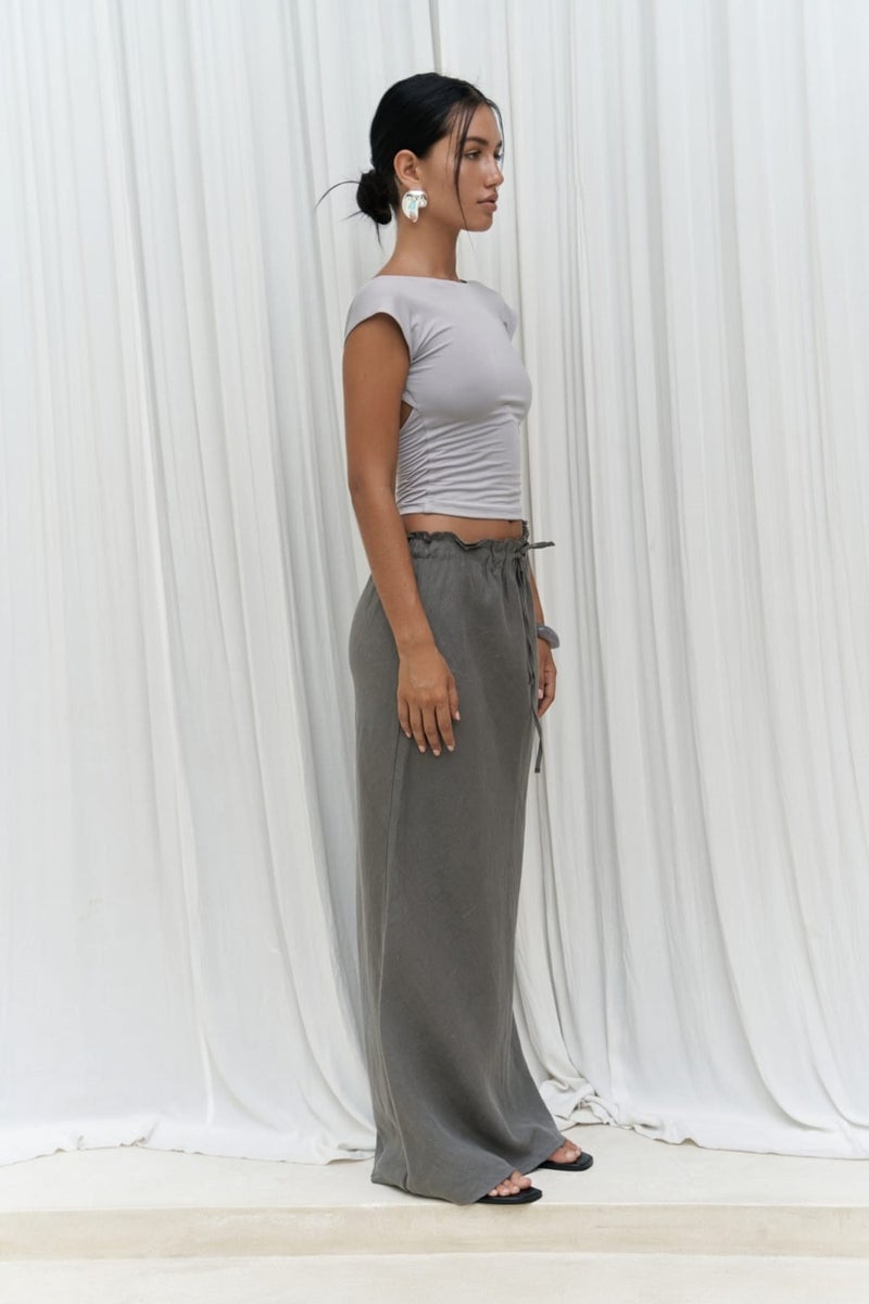 Bohemai Dolly Laced Anthracite Skirt  - Image 3