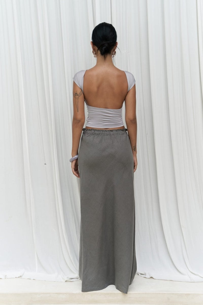 Bohemai Dolly Laced Anthracite Skirt  - Image 4