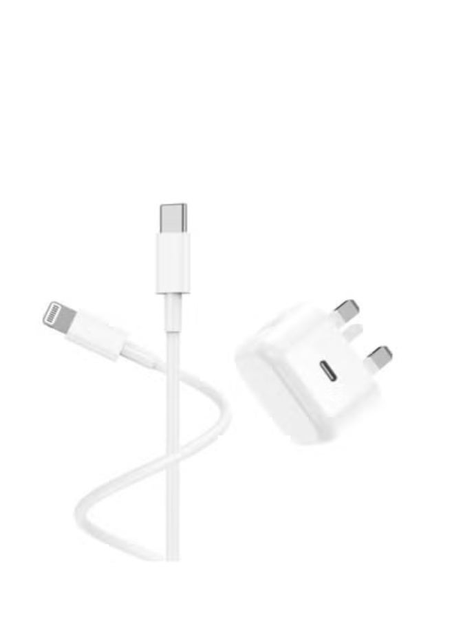 شاحن USB C بتقنية الشحن السريع وقدرة 25 وات لموبايل ايفون. - Image 2