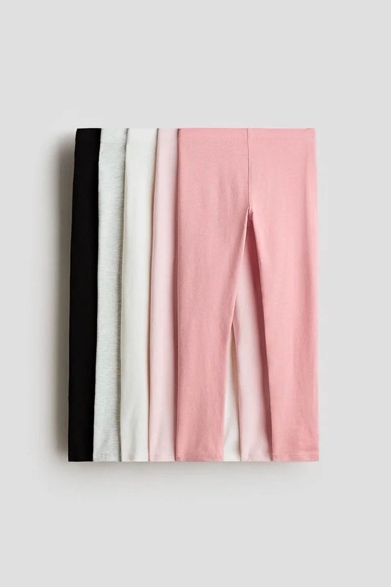 H&M 5-pack cotton leggings