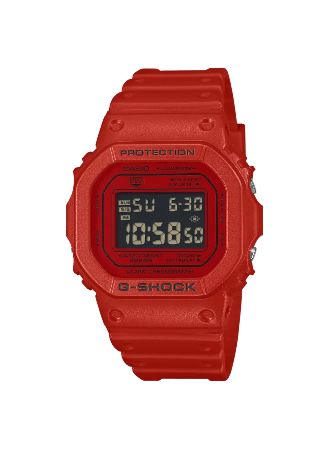 G-shock G-SHOCK Men's Digital Grey Dial Watch - DW-5600RRB-4DR