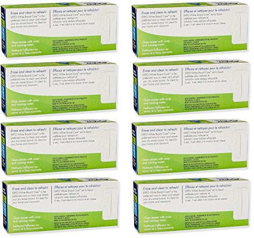 EXPO 81505 Block Eraser Dry Erase Whiteboard Board Eraser, Soft Pile, 5 1/8 W x 1 1/4 H - Pack of 8 - Image 2