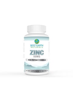 Best Earth Naturals Zinc 50 Mg Immune Support And Antioxidant Supplement 100 Count  - Image 2