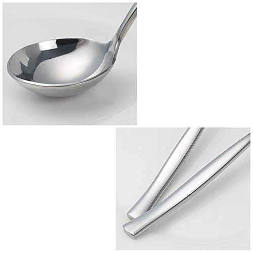 Qskely 3-Piece Stainless Steel Soup Ladle Spoon, Gravy Ladle Spoon - Image 3