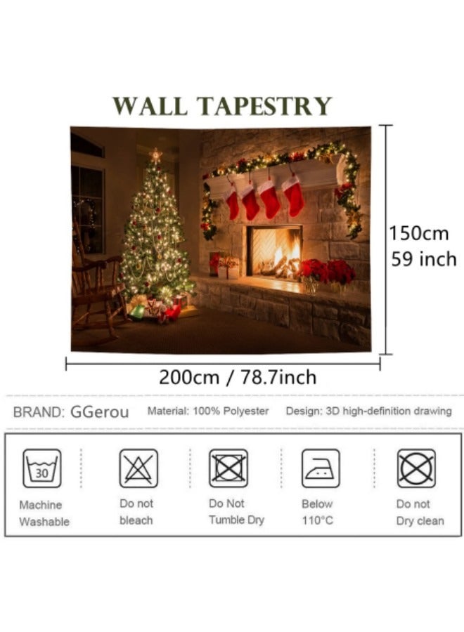 GGEROU Hanging Tapestry for Wall Decoration , HD Photography Backdrops Wall Hanging Blanket 150x200cm - Image 2