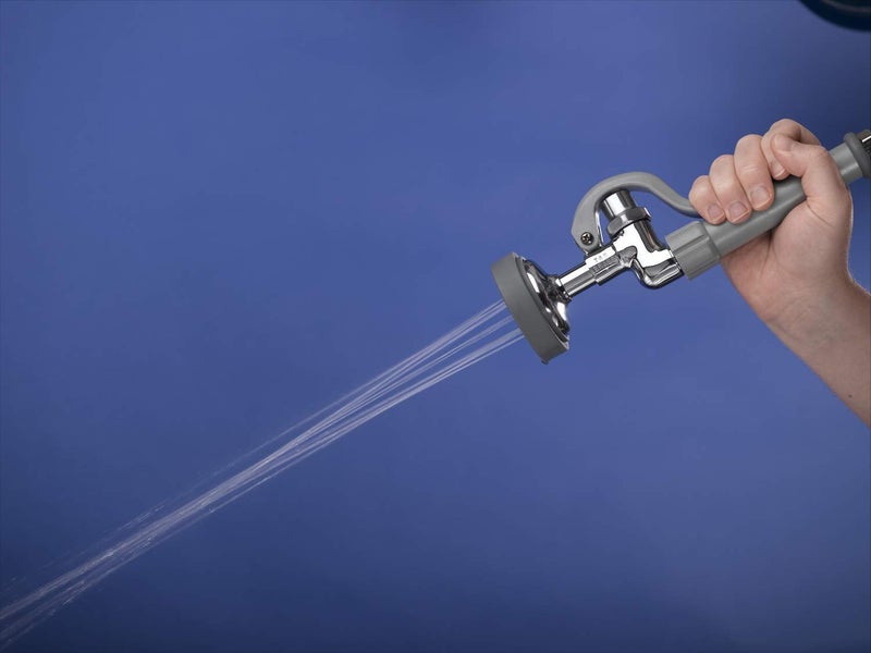 T&S Brass B-0107 Spray Valve for use in commercial kitchens. Pre-rinse sprayer meets new Department of Energy requirements with 1.15 GPM flow rate - Image 3