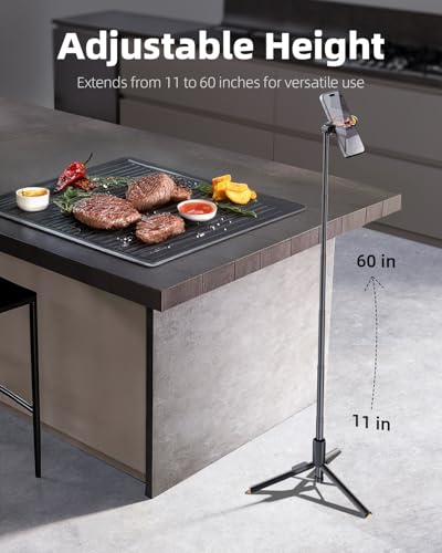 TODI Selfie Stick Tripod for iPhone, 60" Lightweight Phone Tripod Stand with Wireless Remote, Extendable Selfie Stick for iPhone, All-in-1, Compatible with iPhone/Android - Image 5