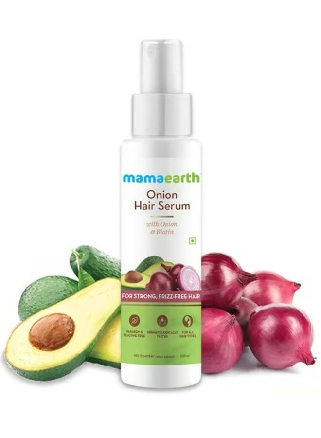 Mamaearth Onion Hair Serum with Onion and Biotin, 100 ml - Image 1