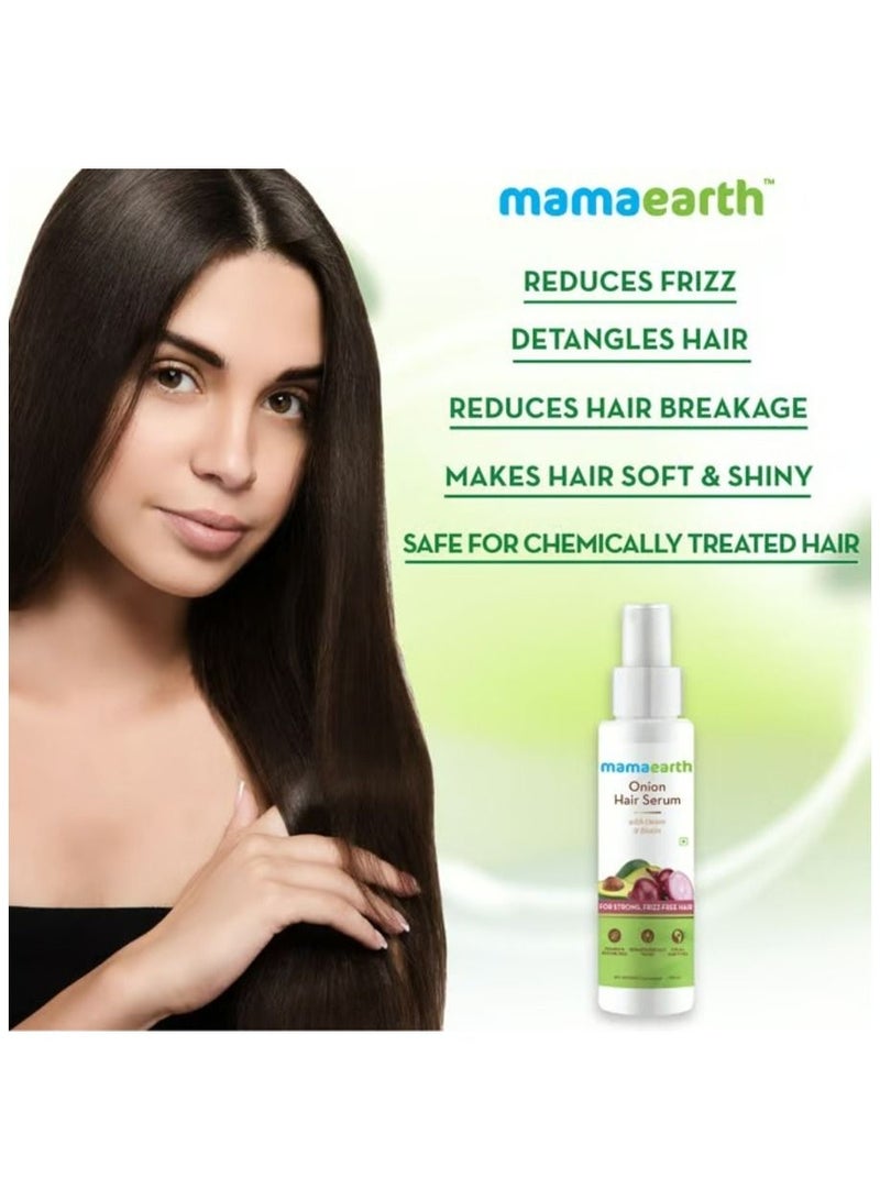 Mamaearth Onion Hair Serum with Onion and Biotin, 100 ml - Image 4