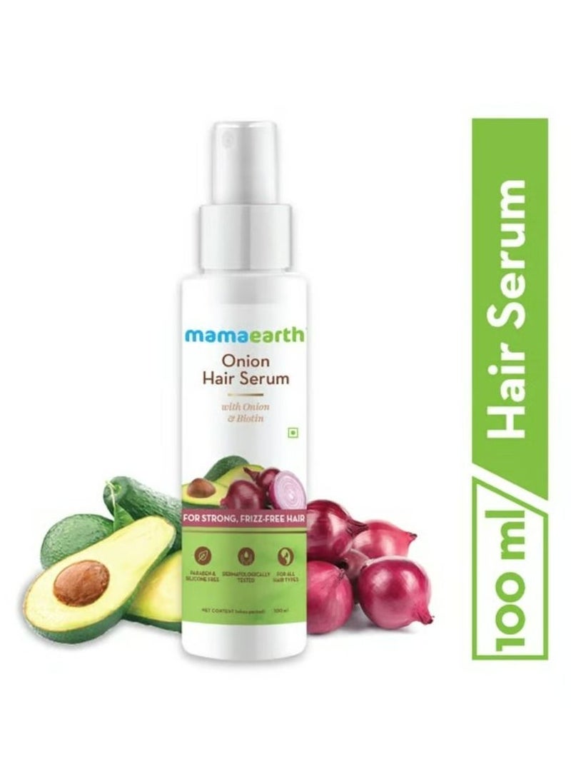 Mamaearth Onion Hair Serum with Onion and Biotin, 100 ml - Image 2