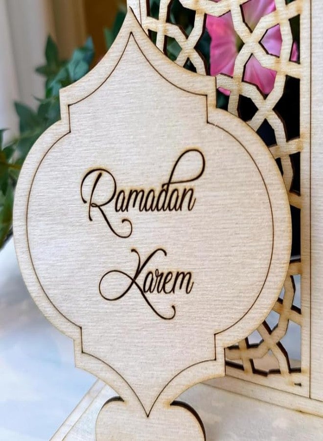 VOGATORE Ramadan Kareem Calender for Ramadan Mubarak Decoration Eid Decoration & Ramadan Gifts Table Decor - Image 3
